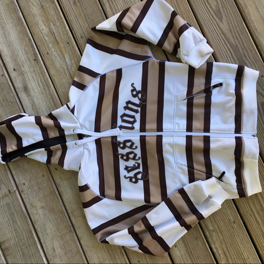 Sessions stripes snowboarding hoodie snow